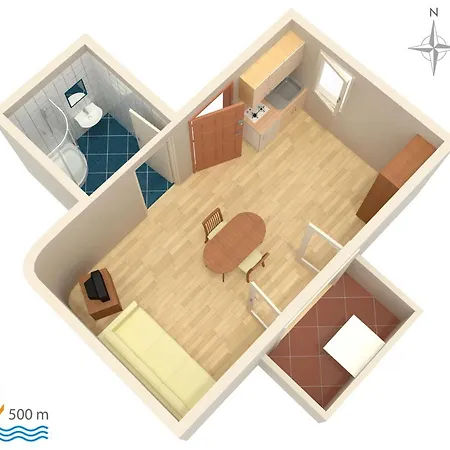 Apartamento With Parking Space Biograd Na Moru, Biograd - 5282 Biograd Na Moru